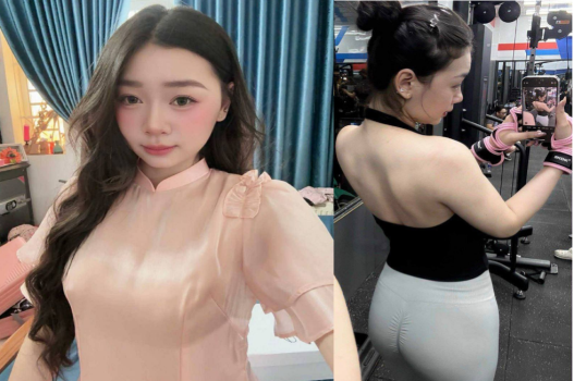 Mĩ nhân mê tập bụng để có eo thon
